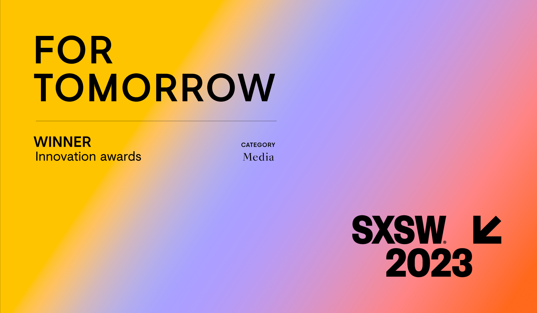 Hyundai Motor and UNDP’s ‘for Tomorrow’ Project Wins Media Category at 2023 SXSW Innovation Awards