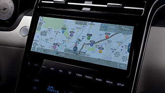 Hyundai TUCSON infotainment screen