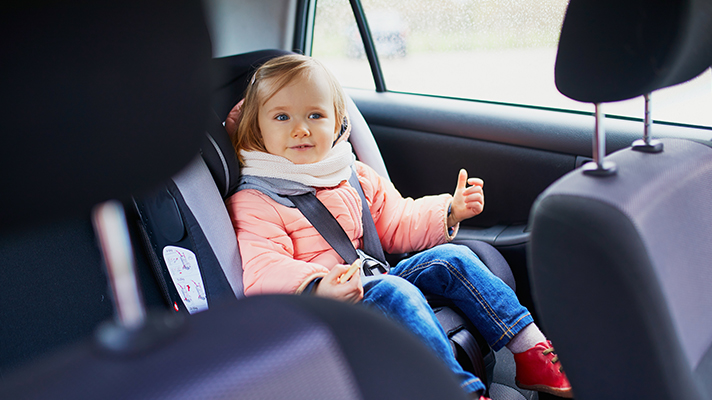 toddler in child car seat