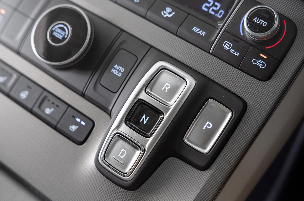 Hyundai Singapore Palisade drive by wire buttons