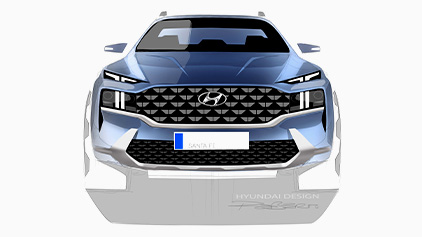 Hyundai Santa Fe front design