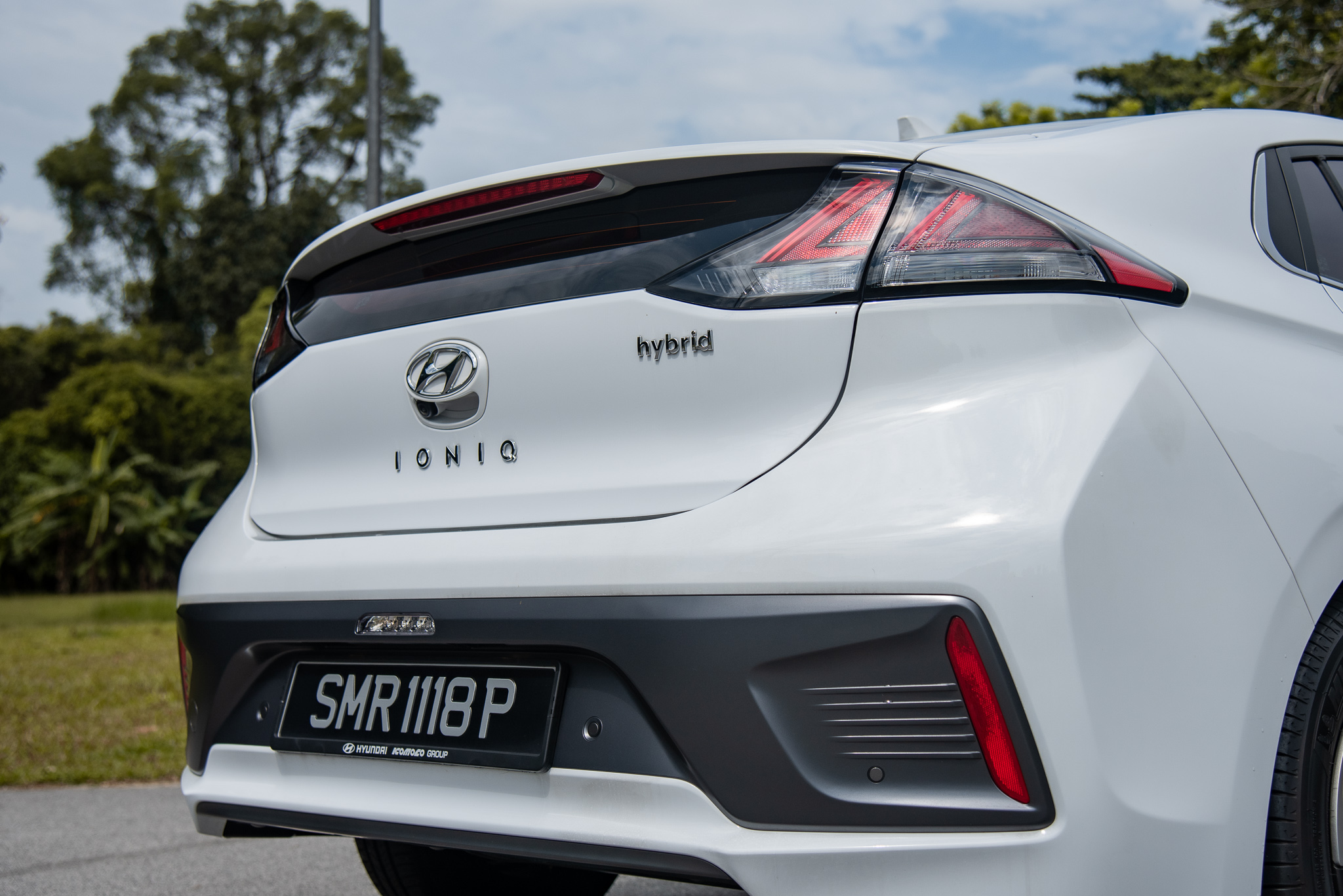 Hyundai Singapore IONIQ Hybrid rear
