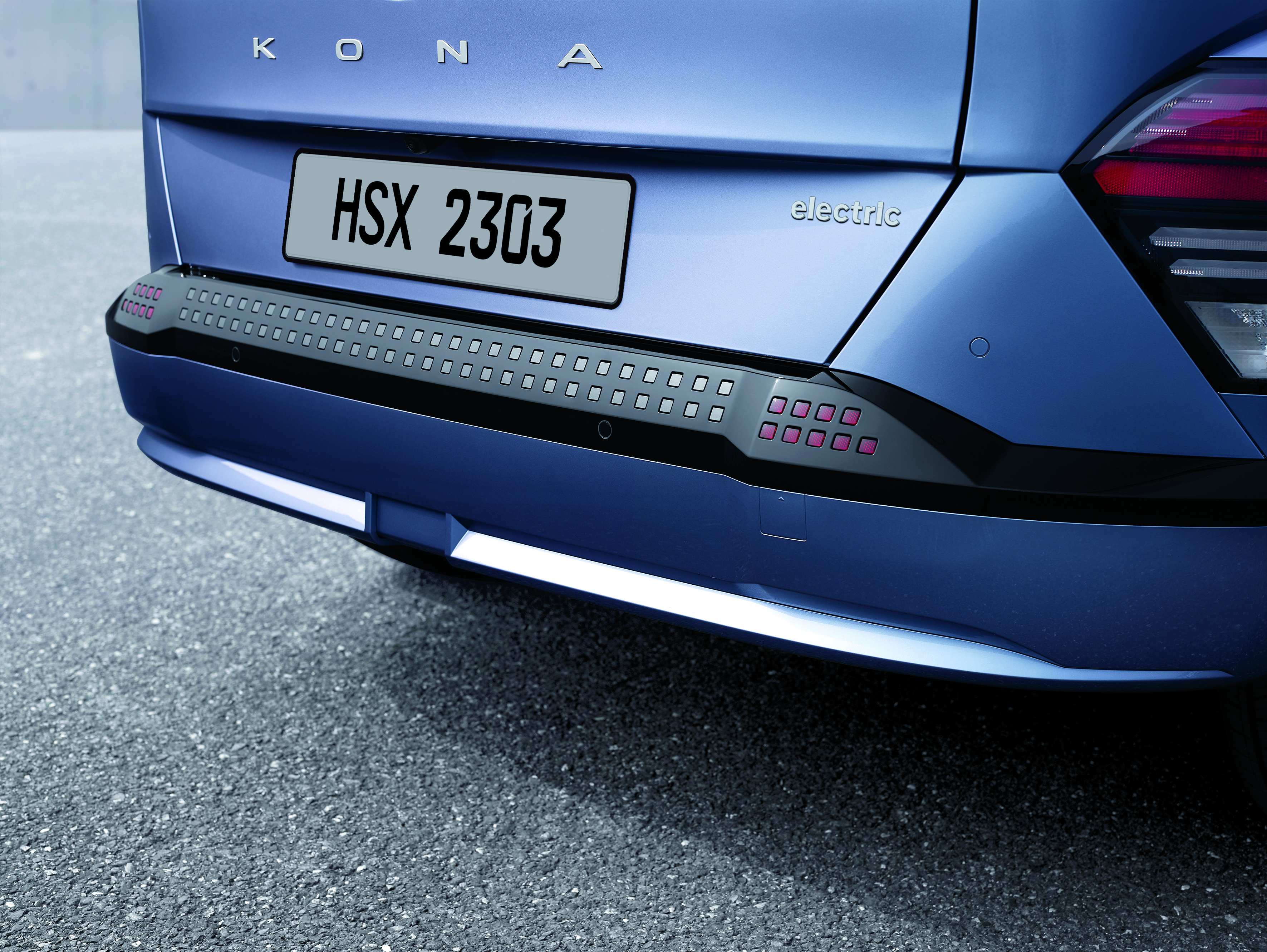 Hyundai Singapore KONA Electric Flushed Pixel Design